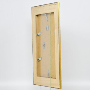 Cornice effetto barocco profilo 31 oro 60x60 cm vetro antiriflesso