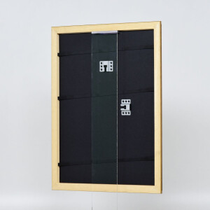 Cornice in legno effetto profilo 21 marrone noce 60x60 cm vetro museo
