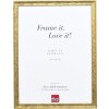 Telaio effetto legno profilo 2070 vetro museo 60x60 cm oro