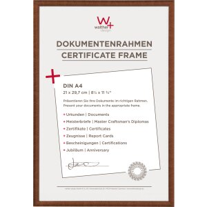 Cornice di plastica new lifestyle - 21x29,7 cm - bronzo -...