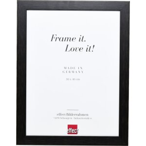 Cornice ad effetto 2319 nera 60x80 cm vetro museale