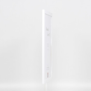 Telaio effetto legno profilo 2210 bianco 60x90 cm vetro antiriflesso