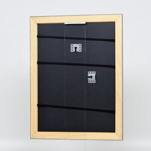 Telaio effetto legno profilo 94 argento 60x90 cm vetro antiriflesso