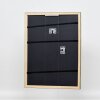 Cornice in legno effetto profilo 2070 vetro Museum 60x90 cm oro