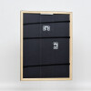 Cornice in legno effetto profilo 2070 vetro Museum 60x90 cm oro