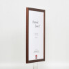 Telaio in legno effetto profilo 2210 marrone scuro 61x91,5 cm vetro acrilico