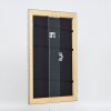 Telaio effetto legno profilo 94 argento 61x91,5 cm vetro normale