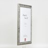 Telaio effetto legno profilo 94 argento 61x91,5 cm vetro normale