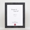 Cornice in legno massiccio effetto 2240 nero 61x91,5 cm vetro antiriflesso