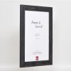 Cornice in legno massiccio effetto 2240 nero 61x91,5 cm vetro antiriflesso