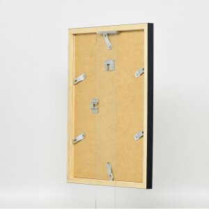 Struttura in legno Top Cube 61x91,5 cm vetro museale nero