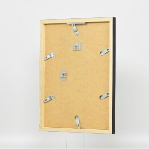 Struttura in legno Top Cube 61x91,5 cm vetro museale nero