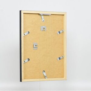 Struttura in legno Top Cube 61x91,5 cm vetro museale nero