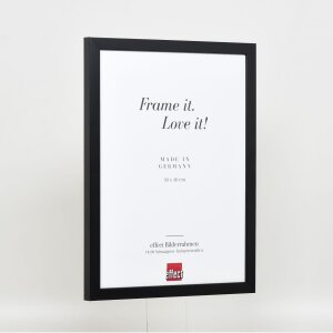 Struttura in legno Top Cube 61x91,5 cm vetro museale nero