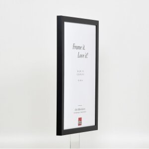 Struttura in legno Top Cube 61x91,5 cm vetro museale nero