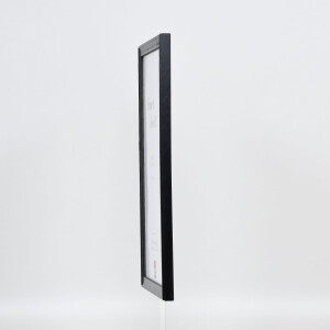 Cornice in legno effetto profilo 2070 vetro Museum 61x91,5 cm nero