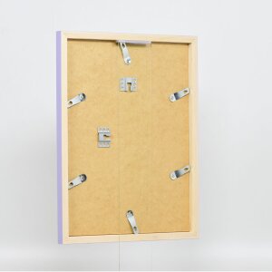 Struttura in legno Top Cube 62x93 cm lilla vetro normale