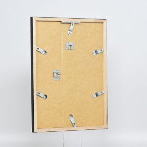Telaio effetto legno profilo 2070 vetro normale 62x93 cm nero