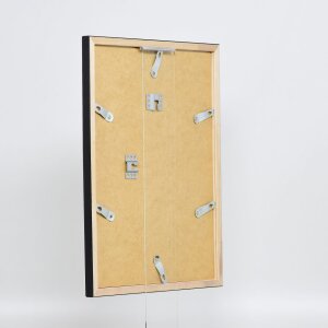 Telaio effetto legno profilo 2070 vetro normale 62x93 cm nero