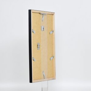Telaio effetto legno profilo 2070 vetro normale 62x93 cm nero