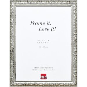 Telaio effetto legno profilo 94 argento 62x93 cm vetro...