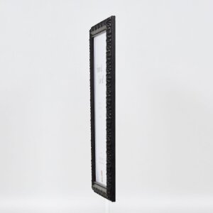 Telaio effetto legno profilo 94 nero 62x93 cm vetro antiriflesso