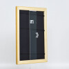 Effetto legno Telaio barocco Profilo 37 oro antico 62x93 cm Vetro acrilico