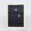 Effetto legno Telaio barocco Profilo 37 bianco 62x93 cm Vetro acrilico