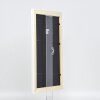 Effetto legno Telaio barocco Profilo 37 bianco 62x93 cm Vetro acrilico