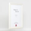 Effetto legno Telaio barocco Profilo 37 bianco 62x93 cm Vetro acrilico
