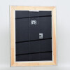 Effetto telaio in legno Profilo 95 argento 62x93 cm Vetro normale
