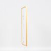Effetto cornice in legno massiccio profilo 20 oro 7x10 cm vetro acrilico