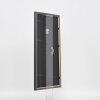Effetto cornice in legno massiccio profilo 25 blu 7x10 cm vetro museale