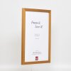 Telaio in legno effetto profilo 33 rovere 7x10 cm vetro antiriflesso