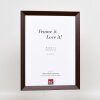 Effetto cornice in legno Top N palissandro 7x10 cm vetro antiriflesso