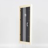 Cornice barocca effetto legno Profilo 37 bianco 7x10 cm Vetro museo