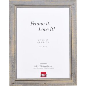 Cornice ad effetto in legno massiccio 2240 grigio 7x10 cm...
