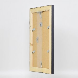 Cornice in legno massiccio effetto 2240 nero 7x10 cm Vetro antiriflesso