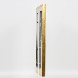 Cornice in legno effetto profilo 95 oro 7x10 cm vetro normale