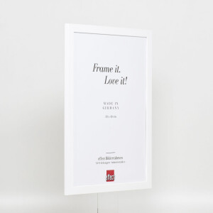Telaio effetto legno profilo 2210 bianco 70x100 cm vetro normale