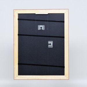 Effetto legno Telaio barocco Profilo 37 argento antico 70x100 cm Vetro acrilico