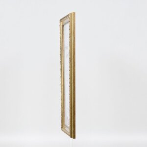 Effetto legno Telaio barocco Profilo 37 argento antico 70x100 cm Vetro acrilico