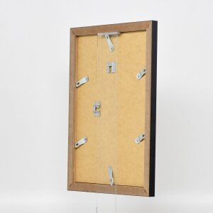 Cornice ad effetto 2319 argento lucido 70x100 cm vetro museale