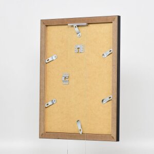 Cornice ad effetto 2319 argento lucido 70x100 cm vetro museale