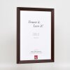 Effetto telaio in legno Top N palissandro 70x70 cm vetro normale