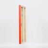 Telaio in legno Top Cube 70x70 cm rosso Vetro Antireflex