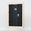 Telaio effetto legno profilo 94 oro 70x70 cm vetro antiriflesso