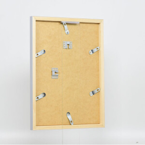 Struttura in legno Top Cube 70x70 cm vetro museale argento