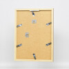 Struttura in legno Top Cube 70x70 cm vetro museale oro