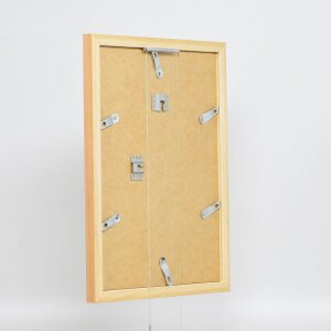Cornice in legno effetto Top N betulla 70x70 cm vetro museale